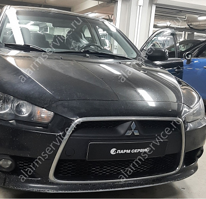 Установка сигнализации на Mitsubishi Lancer X